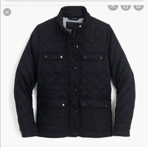 J Crew quilted field jacket